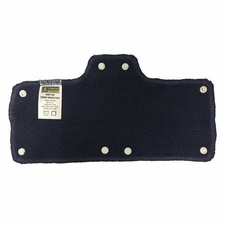 CORDOVA Hard Hat Brow Pad, Terry - Navy Blue HBP100